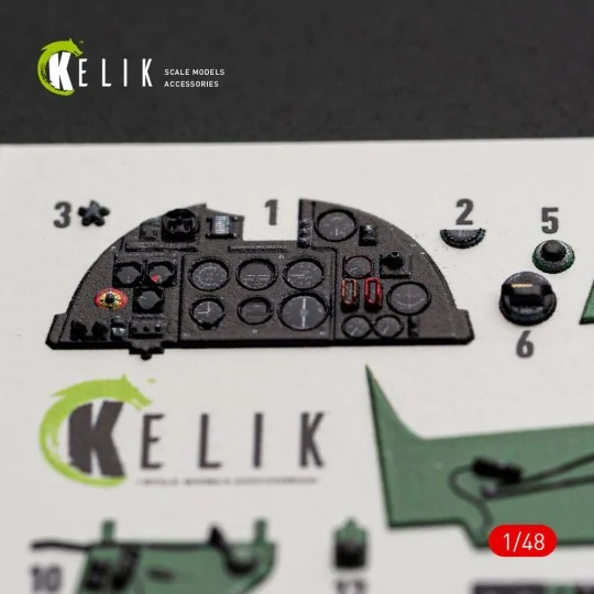 Hurricane Mk.IIC - interior 3D decals for Hobby Boss, 1/48 - Kelik ... Hurricane Mk.IIC - interior 3D decals for Hobby Boss, 1/48 - Kelik ...