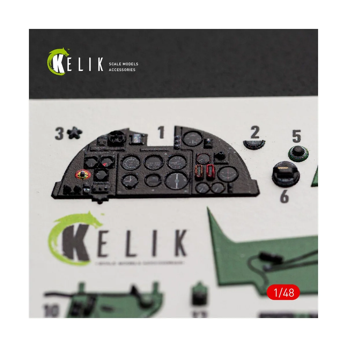 Hurricane Mk.IIC - interior 3D decals for Hobby Boss, 1/48 - Kelik ... Hurricane Mk.IIC - interior 3D decals for Hobby Boss, 1/48 - Kelik ...