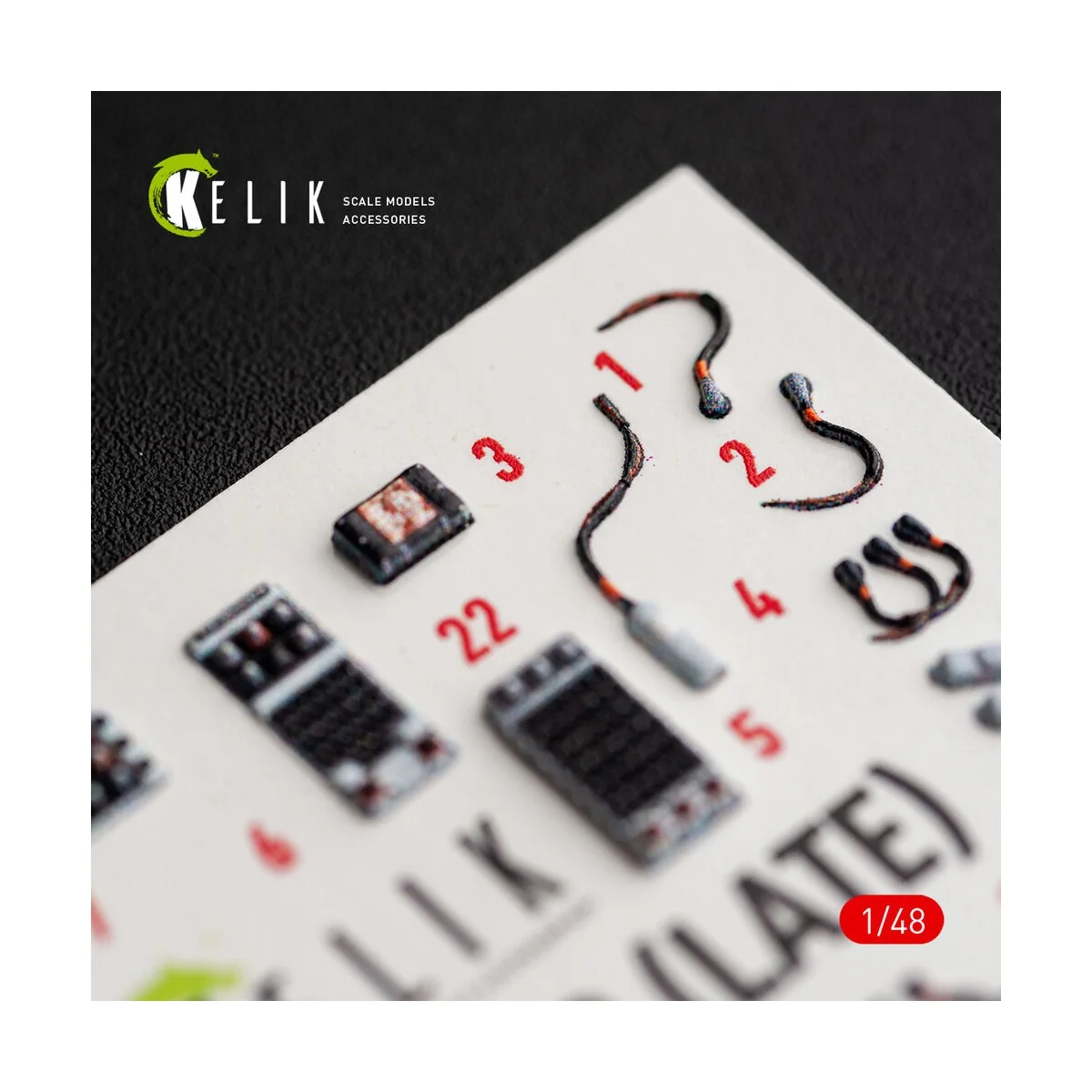 F-15C (Late) - interior 3D decals for Hasegawa, 1/48 - Kelik K48176 F-15C (Late) - interior 3D decals for Hasegawa, 1/48 - Kelik K48176