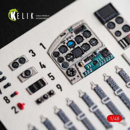 L-20A/U-6A - type 2 interior 3D decals for Dora Wings, 1/48 - Kelik... L-20A/U-6A - type 2 interior 3D decals for Dora Wings, 1/48 - Kelik...
