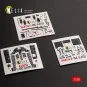 F-15C (Late) - interior 3D decals for Hasegawa, 1/48 - Kelik K48176 F-15C (Late) - interior 3D decals for Hasegawa, 1/48 - Kelik K48176