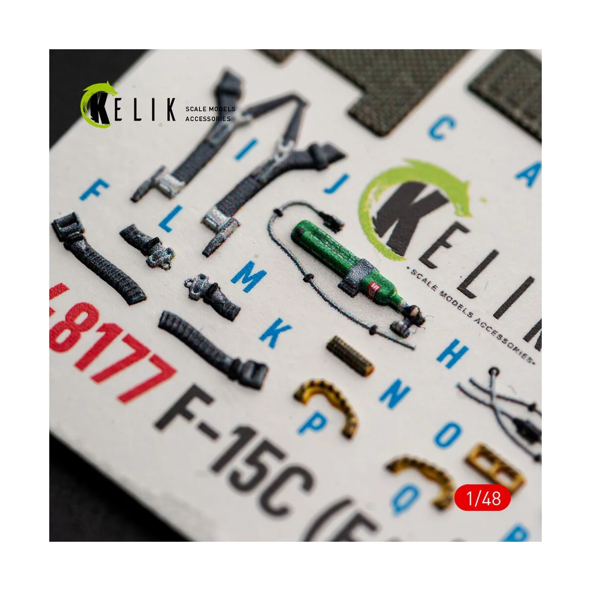 F-15C (Early) - interior 3D decals for Hasegawa, 1/48 - Kelik K48177 F-15C (Early) - interior 3D decals for Hasegawa, 1/48 - Kelik K48177