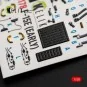 F-15E (Early) - interior 3D decals for Hasegawa, 1/48 - Kelik K48178 F-15E (Early) - interior 3D decals for Hasegawa, 1/48 - Kelik K48178
