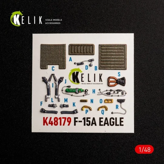 F-15A - interior 3D decals for Hasegawa, 1/48 - Kelik K48179 F-15A - interior 3D decals for Hasegawa, 1/48 - Kelik K48179