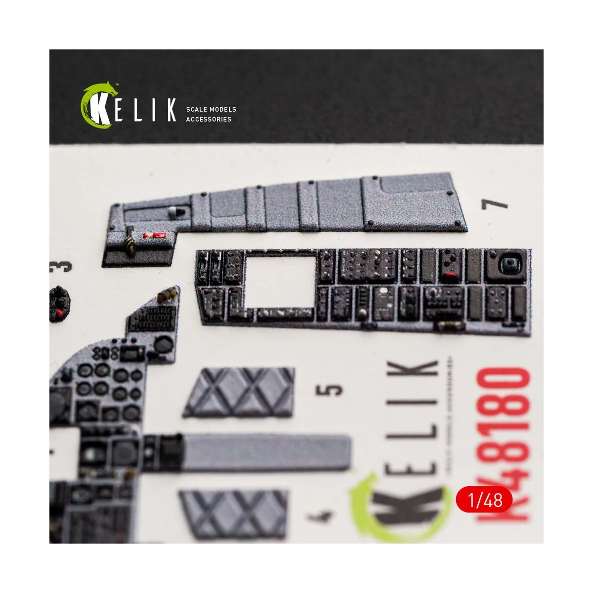 F-15J (Early) - interior 3D decals for Hasegawa, 1/48 - Kelik K48180 F-15J (Early) - interior 3D decals for Hasegawa, 1/48 - Kelik K48180