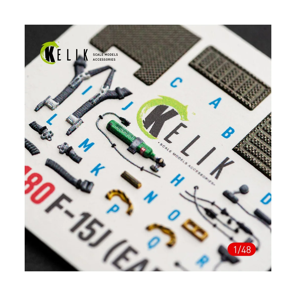 F-15J (Early) - interior 3D decals for Hasegawa, 1/48 - Kelik K48180 F-15J (Early) - interior 3D decals for Hasegawa, 1/48 - Kelik K48180