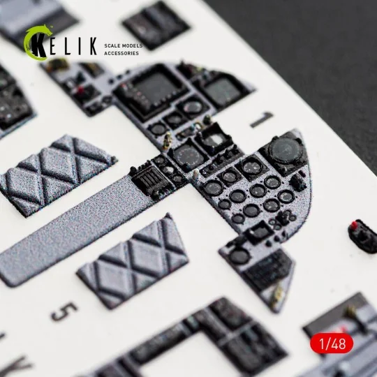 F-15J (Late) - interior 3D decals for Hasegawa, 1/48 - Kelik K48181 F-15J (Late) - interior 3D decals for Hasegawa, 1/48 - Kelik K48181