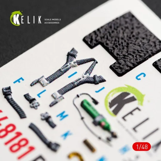 F-15J (Late) - interior 3D decals for Hasegawa, 1/48 - Kelik K48181 F-15J (Late) - interior 3D decals for Hasegawa, 1/48 - Kelik K48181