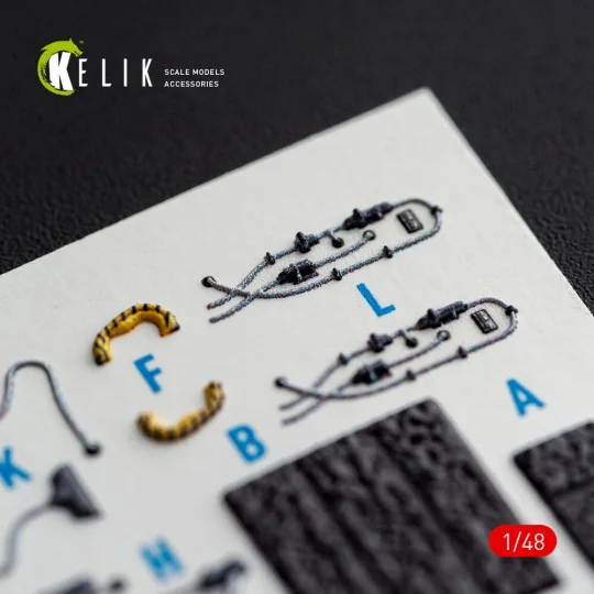 F-15DJ Eagle - interior 3D decals for Hasegawa, 1/48 - Kelik K48182 F-15DJ Eagle - interior 3D decals for Hasegawa, 1/48 - Kelik K48182