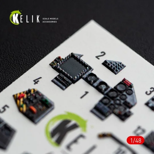 AMX - interior 3D decals for Hobby Boss, 1/48 - Kelik K48183 AMX - interior 3D decals for Hobby Boss, 1/48 - Kelik K48183