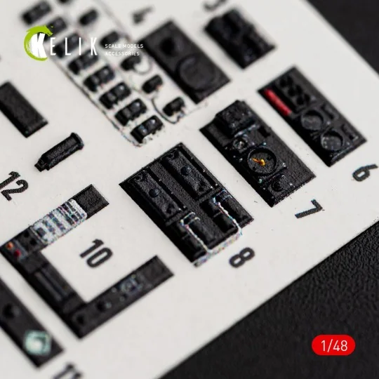 Defiant F1 - interior 3D decals for Trumpeter, 1/48 - Kelik K48184 Defiant F1 - interior 3D decals for Trumpeter, 1/48 - Kelik K48184