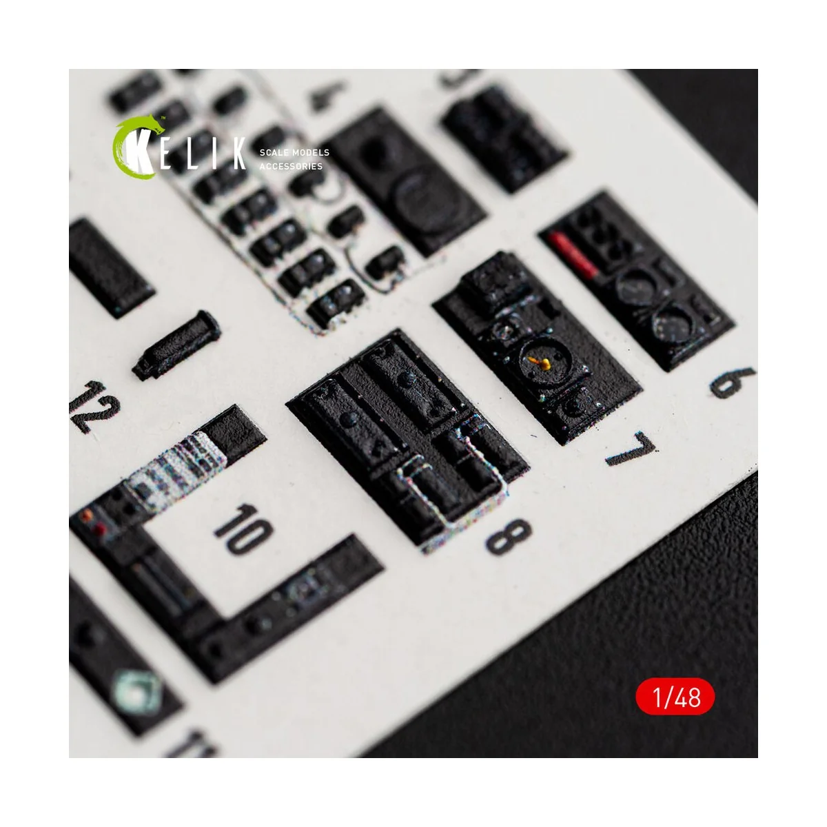 Defiant F1 - interior 3D decals for Trumpeter, 1/48 - Kelik K48184 Defiant F1 - interior 3D decals for Trumpeter, 1/48 - Kelik K48184
