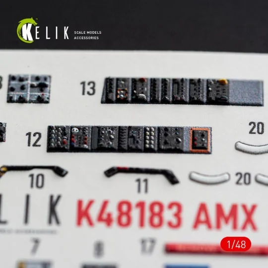 AMX - interior 3D decals for Hobby Boss, 1/48 - Kelik K48183 AMX - interior 3D decals for Hobby Boss, 1/48 - Kelik K48183