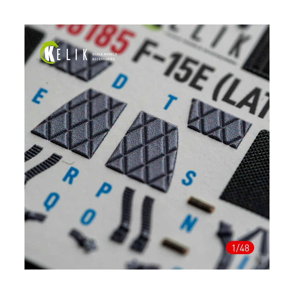 F-15E (Late) - interior 3D decals for Hasegawa, 1/48 - Kelik K48185 F-15E (Late) - interior 3D decals for Hasegawa, 1/48 - Kelik K48185