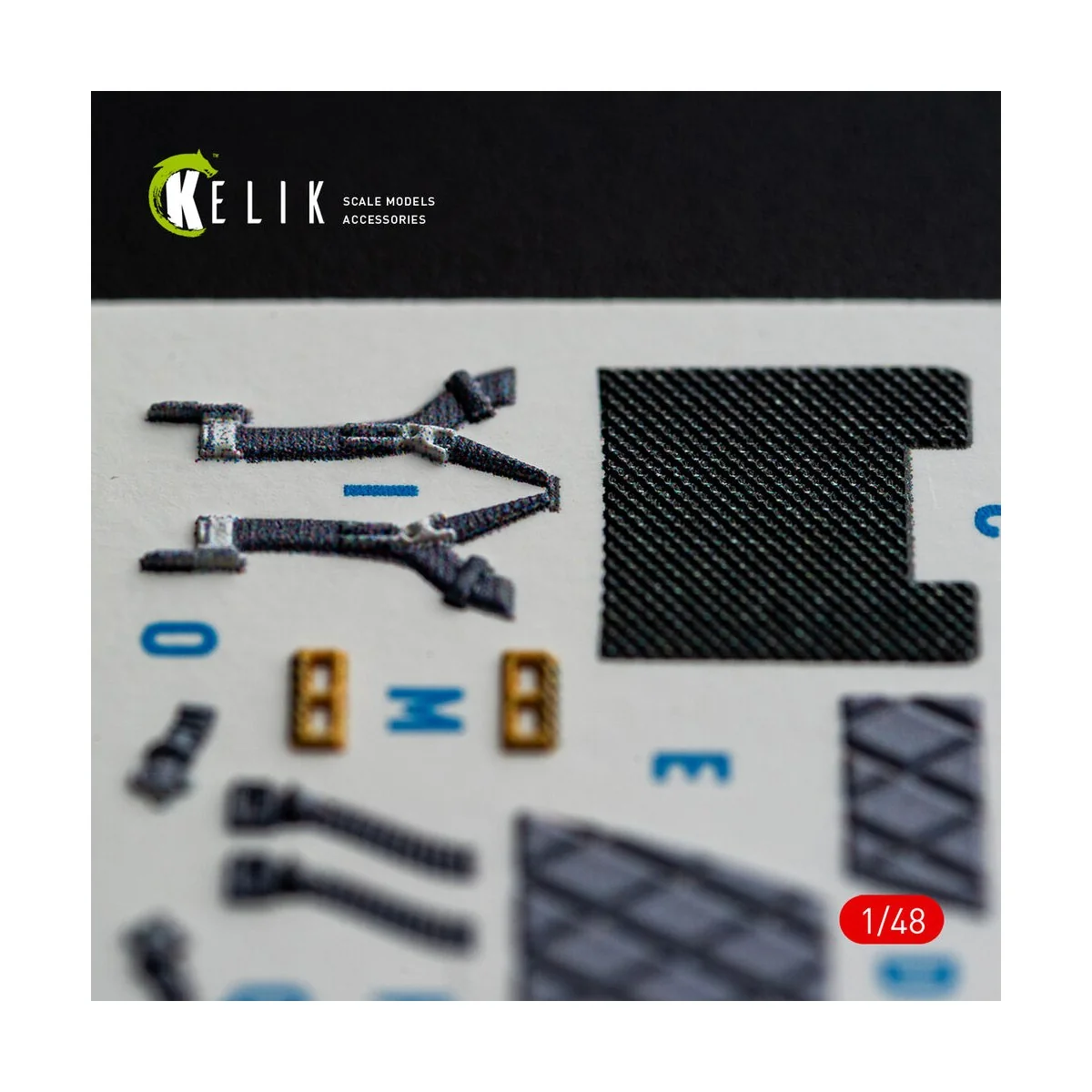 F-15E (Late) - interior 3D decals for Hasegawa, 1/48 - Kelik K48185 F-15E (Late) - interior 3D decals for Hasegawa, 1/48 - Kelik K48185