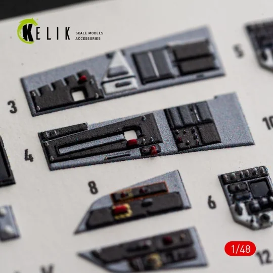 F-35B - interior 3D decals for Italeri, 1/48 - Kelik K48186 F-35B - interior 3D decals for Italeri, 1/48 - Kelik K48186