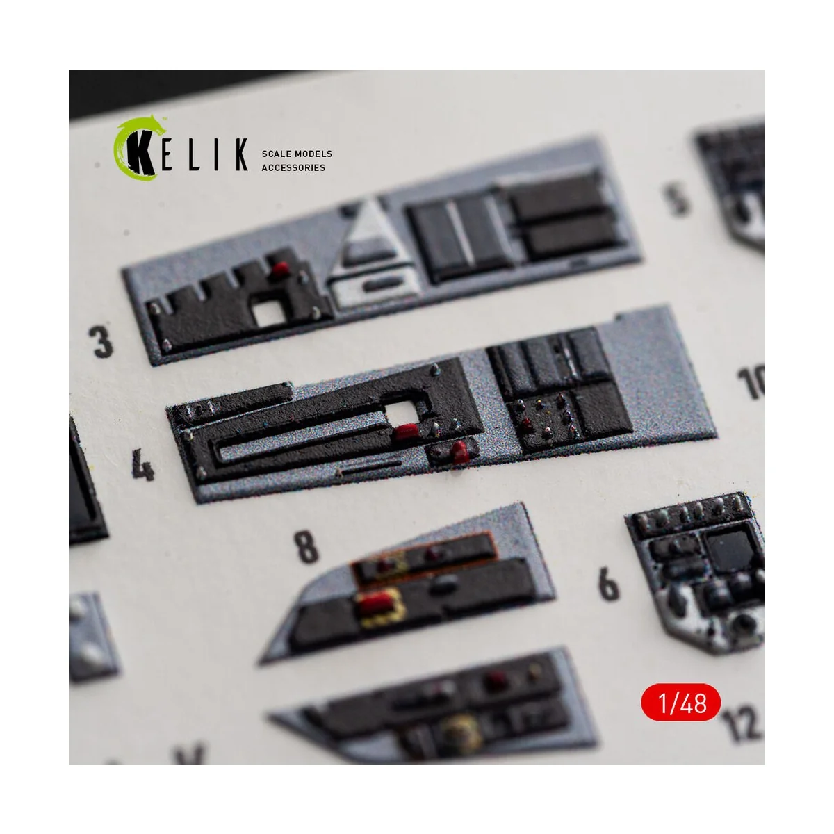 F-35B - interior 3D decals for Italeri, 1/48 - Kelik K48186 F-35B - interior 3D decals for Italeri, 1/48 - Kelik K48186