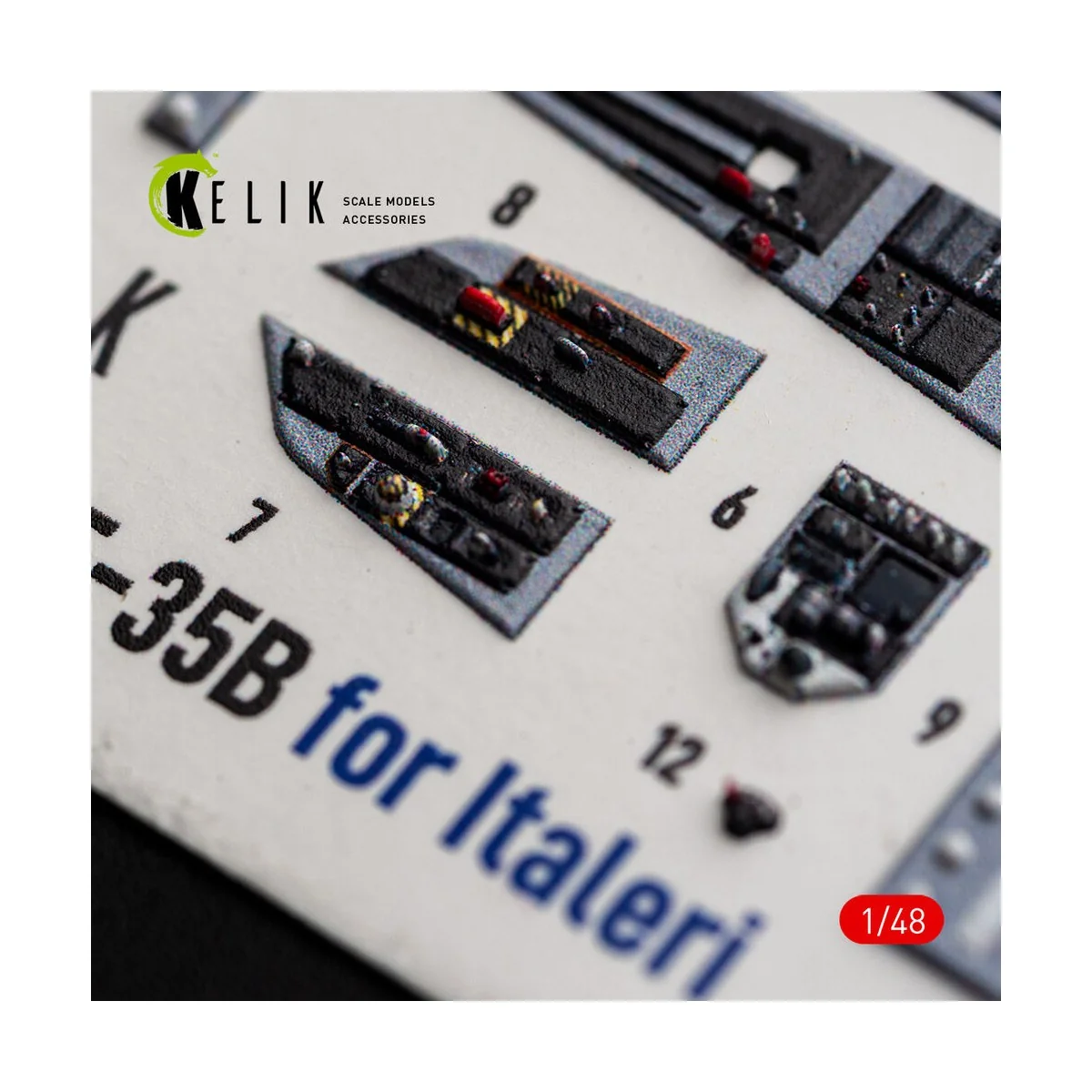 F-35B - interior 3D decals for Italeri, 1/48 - Kelik K48186 F-35B - interior 3D decals for Italeri, 1/48 - Kelik K48186