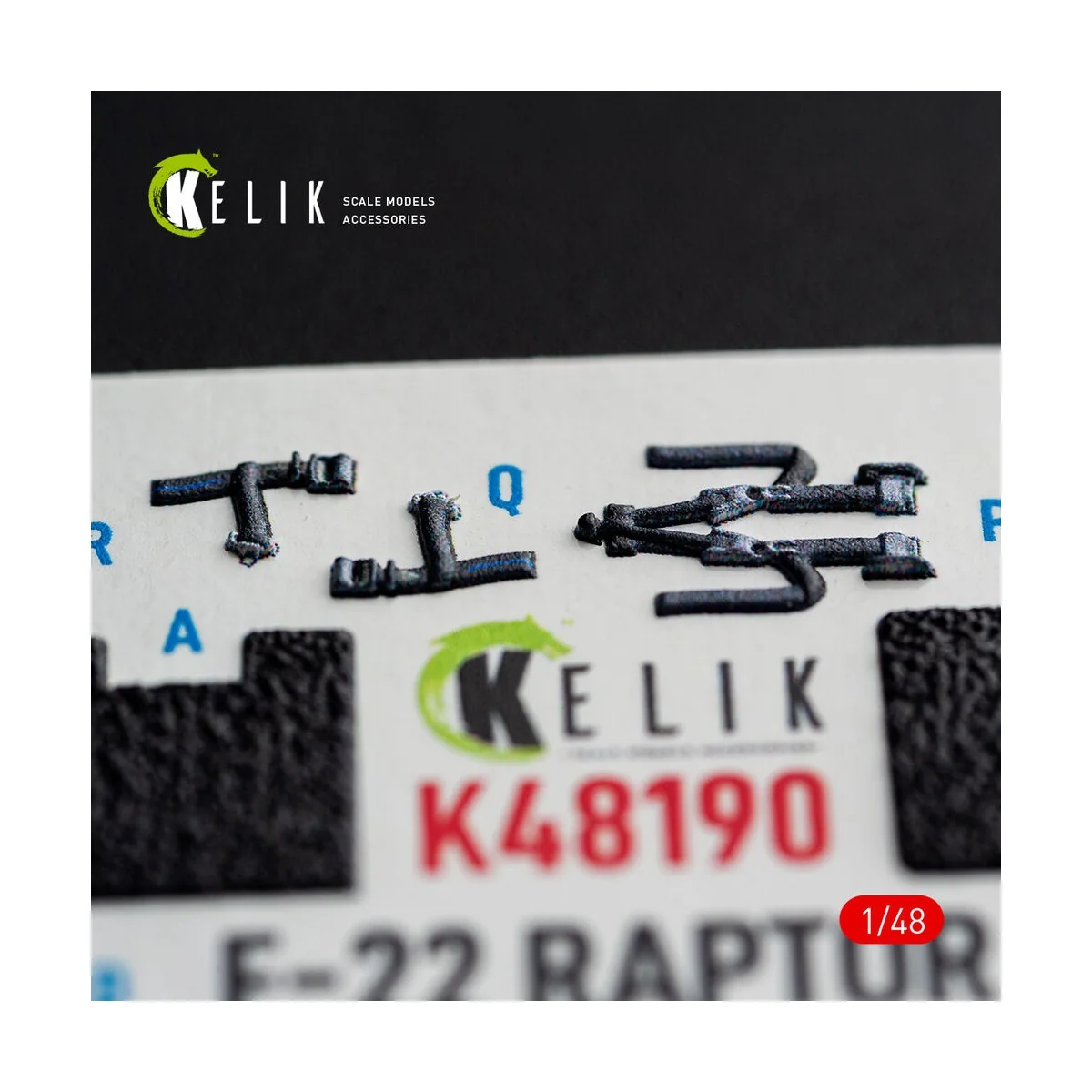 F-22 Raptor - interior 3D decals for Hasegawa, 1/48 - Kelik K48190 F-22 Raptor - interior 3D decals for Hasegawa, 1/48 - Kelik K48190