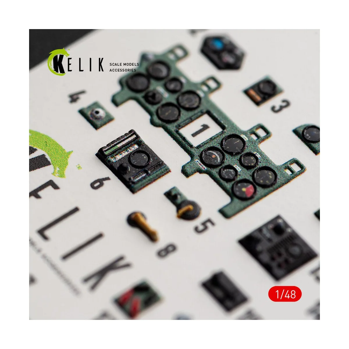 A6M2b Zero - interior 3D decals for Academy, 1/48 - Kelik K48189 A6M2b Zero - interior 3D decals for Academy, 1/48 - Kelik K48189