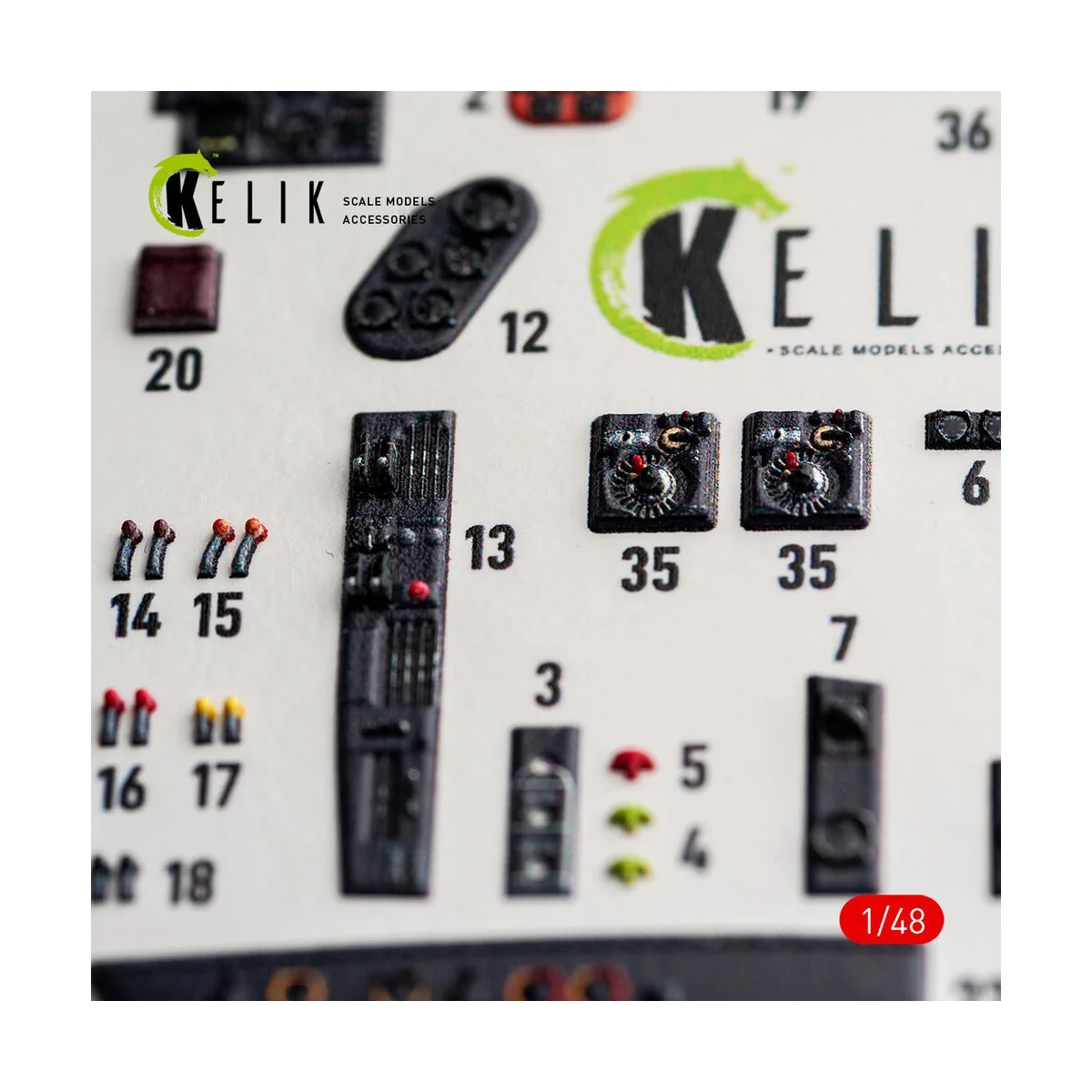 He-111 H-20 - interior 3D decals for ICM, 1/48 - Kelik K48192 He-111 H-20 - interior 3D decals for ICM, 1/48 - Kelik K48192