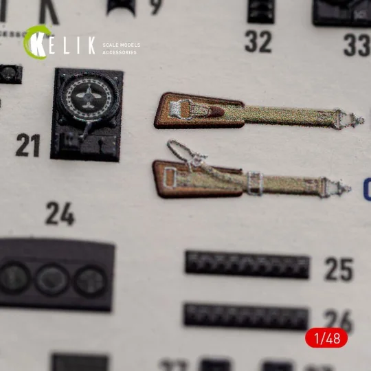 He-111 H-16 - interior 3D decals for ICM, 1/48 - Kelik K48191 He-111 H-16 - interior 3D decals for ICM, 1/48 - Kelik K48191