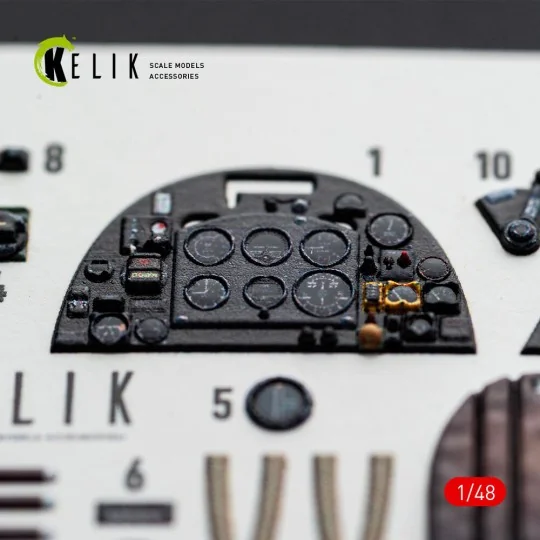 Spitfire TR.9 - interior 3D decals for Airfix, 1/48 - Kelik K48166 Spitfire TR.9 - interior 3D decals for Airfix, 1/48 - Kelik K48166
