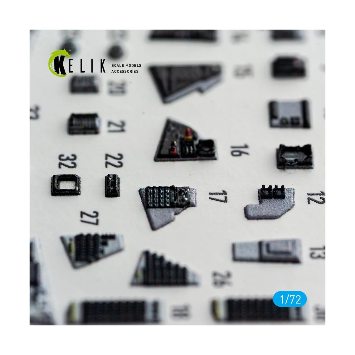 F-14D Tomcat - interior 3D decals for Tamiya, 1/72 - Kelik K72235 F-14D Tomcat - interior 3D decals for Tamiya, 1/72 - Kelik K72235