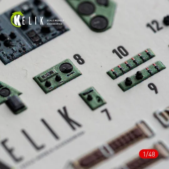 Aichi D3A2 Val - interior 3D decals for Wingsy Kits, 1/48 - Kelik K... Aichi D3A2 Val - interior 3D decals for Wingsy Kits, 1/48 - Kelik K...