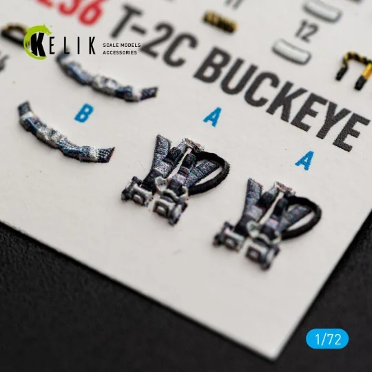 T-2C BUCKEYE - interior 3D decals for Wolfpack, 1/72 - Kelik K72236 T-2C BUCKEYE - interior 3D decals for Wolfpack, 1/72 - Kelik K72236