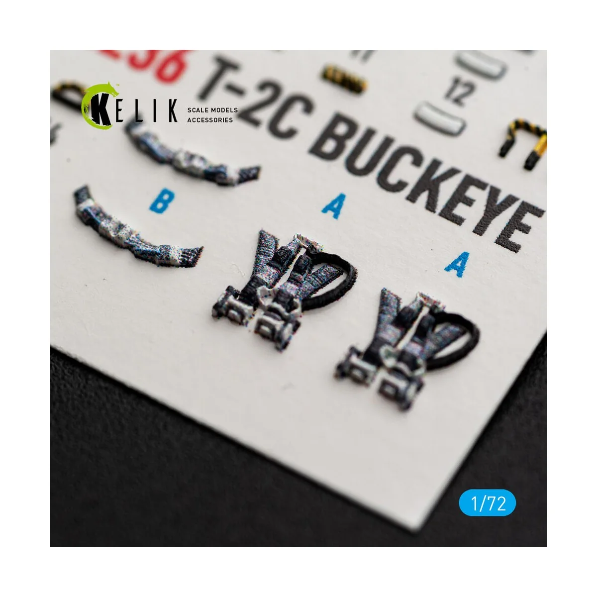 T-2C BUCKEYE - interior 3D decals for Wolfpack, 1/72 - Kelik K72236 T-2C BUCKEYE - interior 3D decals for Wolfpack, 1/72 - Kelik K72236