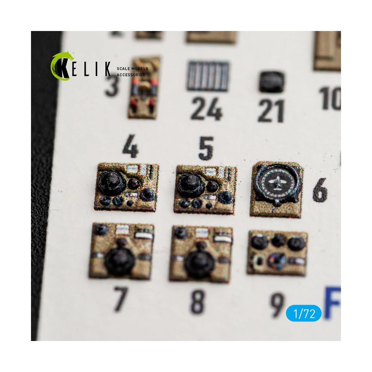 Bf-110C Early - interior 3D decals for Eduard, 1/72 - Kelik K72241 Bf-110C Early - interior 3D decals for Eduard, 1/72 - Kelik K72241
