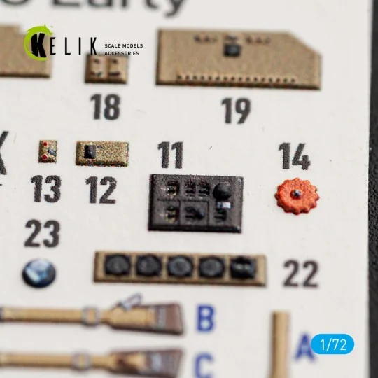Bf-110C Early - interior 3D decals for Eduard, 1/72 - Kelik K72241 Bf-110C Early - interior 3D decals for Eduard, 1/72 - Kelik K72241