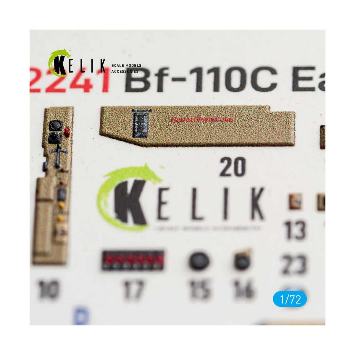 Bf-110C Early - interior 3D decals for Eduard, 1/72 - Kelik K72241 Bf-110C Early - interior 3D decals for Eduard, 1/72 - Kelik K72241