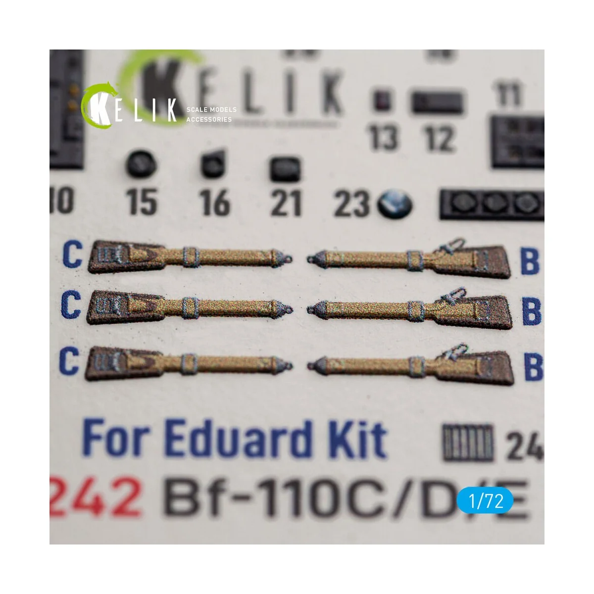 Bf-110C/D/E- interior 3D decals for Eduard, 1/72 - Kelik K72242 Bf-110C/D/E- interior 3D decals for Eduard, 1/72 - Kelik K72242