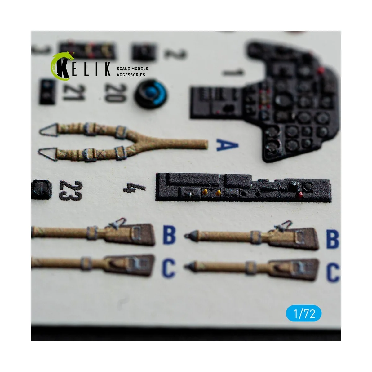 Bf-110G-4- interior 3D decals for Eduard, 1/72 - Kelik K72243 Bf-110G-4- interior 3D decals for Eduard, 1/72 - Kelik K72243