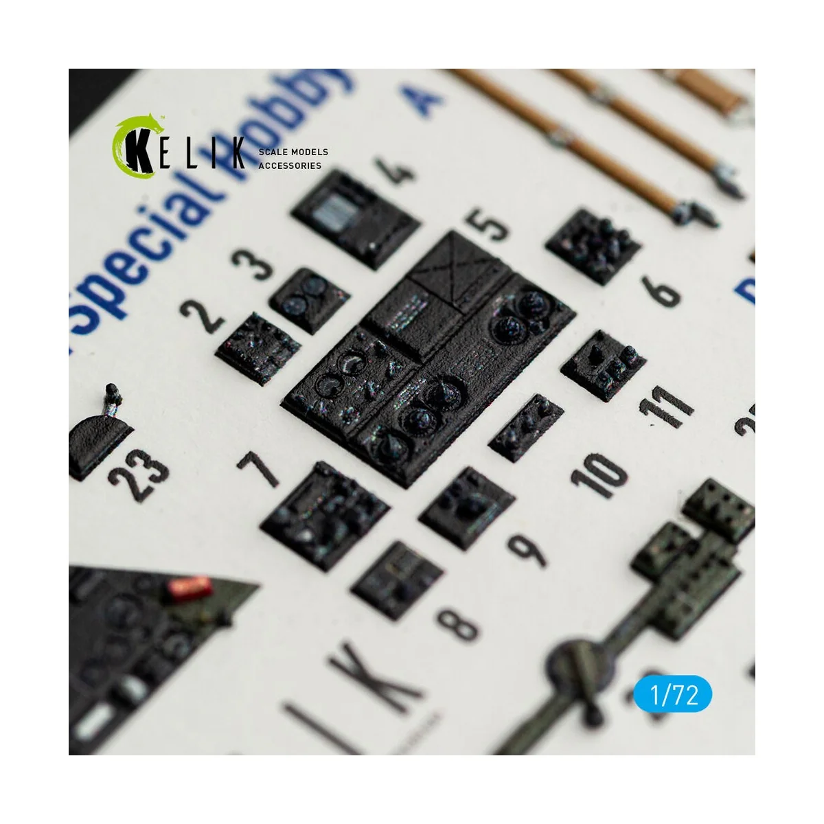 SB2C-4 - interior 3D decals for Academy / Special Hobby, 1/72 - Kel...
