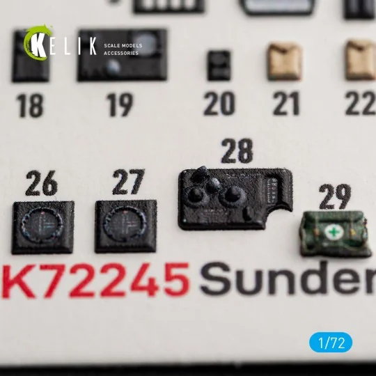 Sunderlend MkI/II - interior 3D decals for Special Hobby, 1/72 - Ke... Sunderlend MkI/II - interior 3D decals for Special Hobby, 1/72 - Ke...