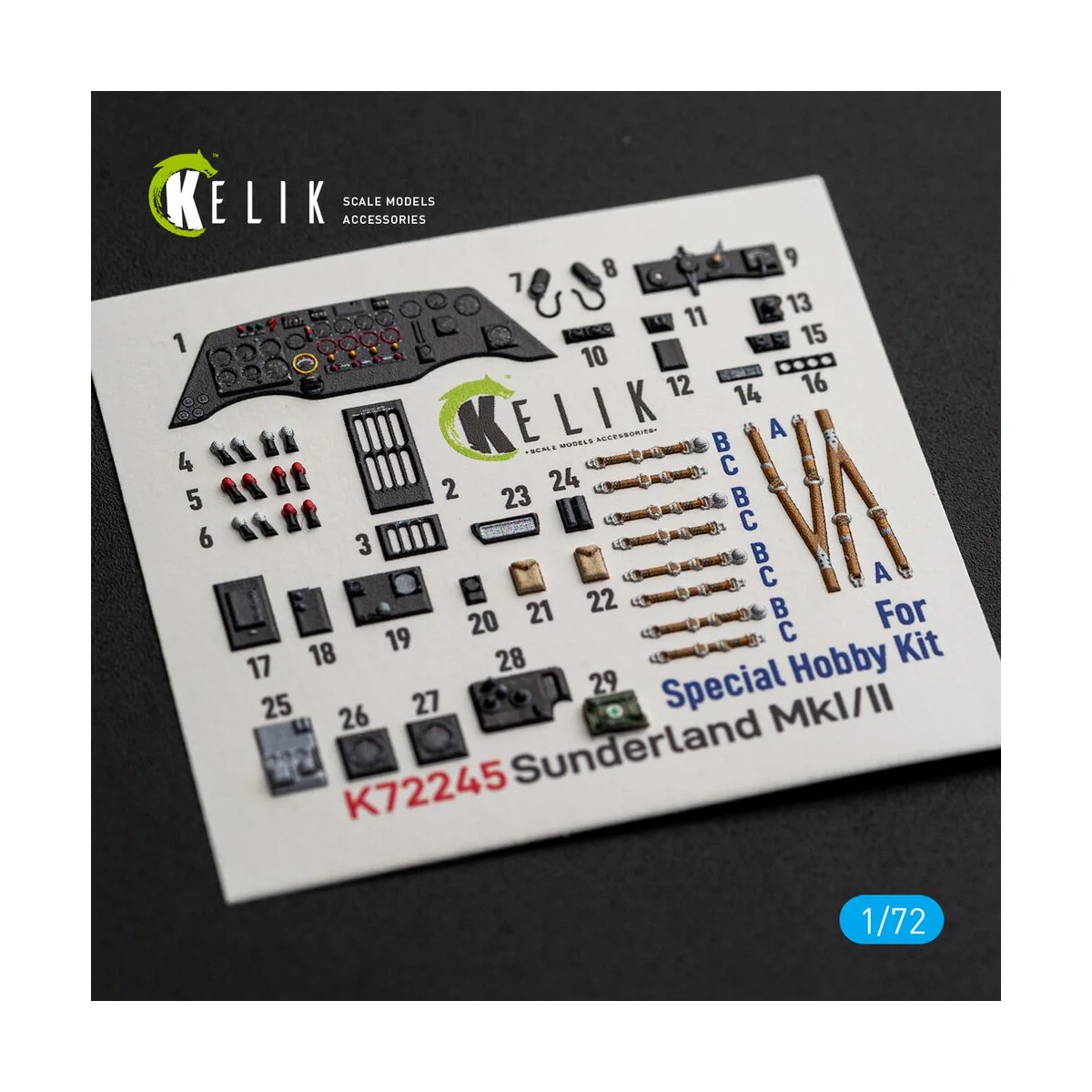 Sunderlend MkI/II - interior 3D decals for Special Hobby, 1/72 - Ke... Sunderlend MkI/II - interior 3D decals for Special Hobby, 1/72 - Ke...