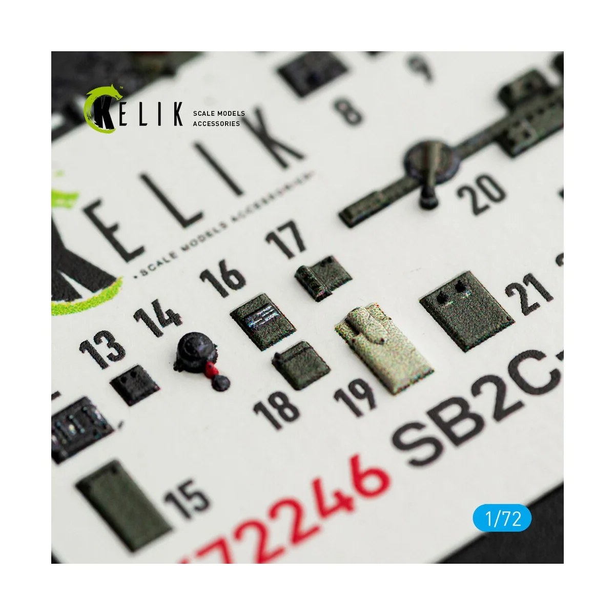 SB2C-4 - interior 3D decals for Academy / Special Hobby, 1/72 - Kel...