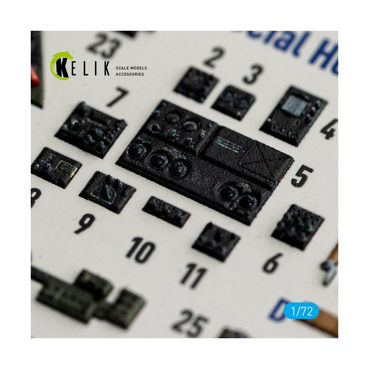 SB2C-4 - interior 3D decals for Academy / Special Hobby, 1/72 - Kel...