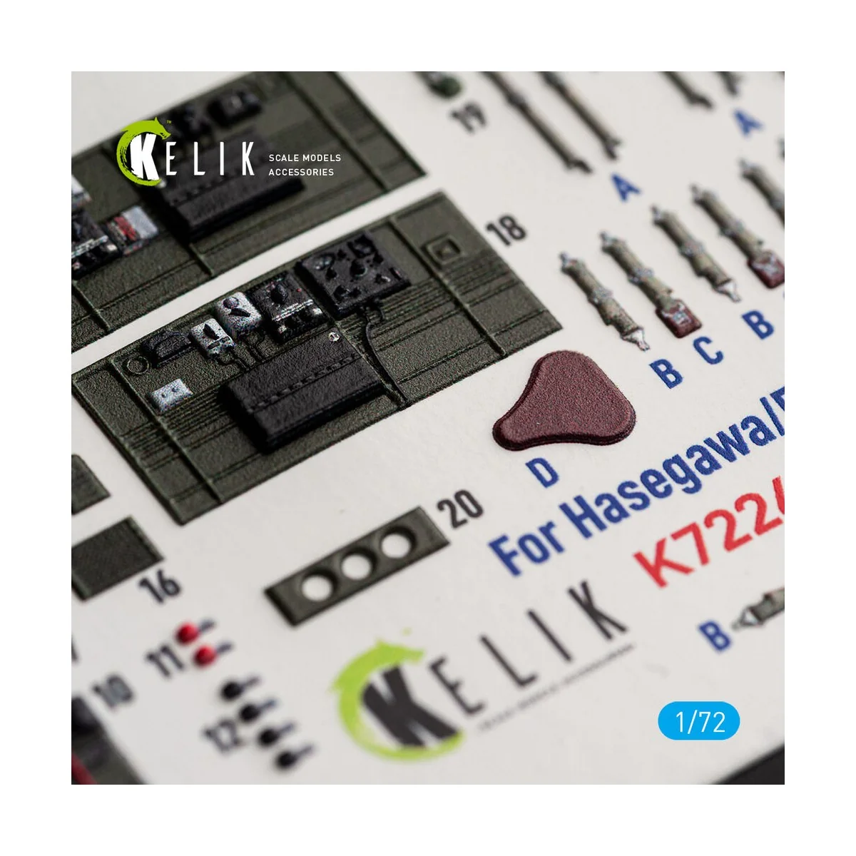 B-25J - interior 3D decals for Eduard, 1/72 - Kelik K72248 B-25J - interior 3D decals for Eduard, 1/72 - Kelik K72248