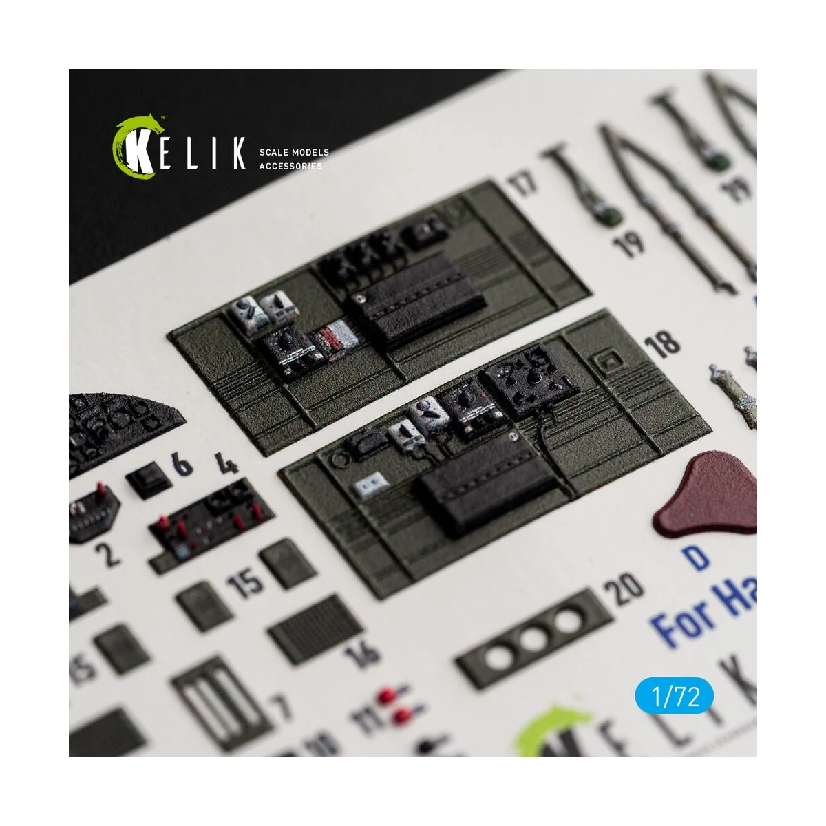 B-25J - interior 3D decals for Eduard, 1/72 - Kelik K72248 B-25J - interior 3D decals for Eduard, 1/72 - Kelik K72248