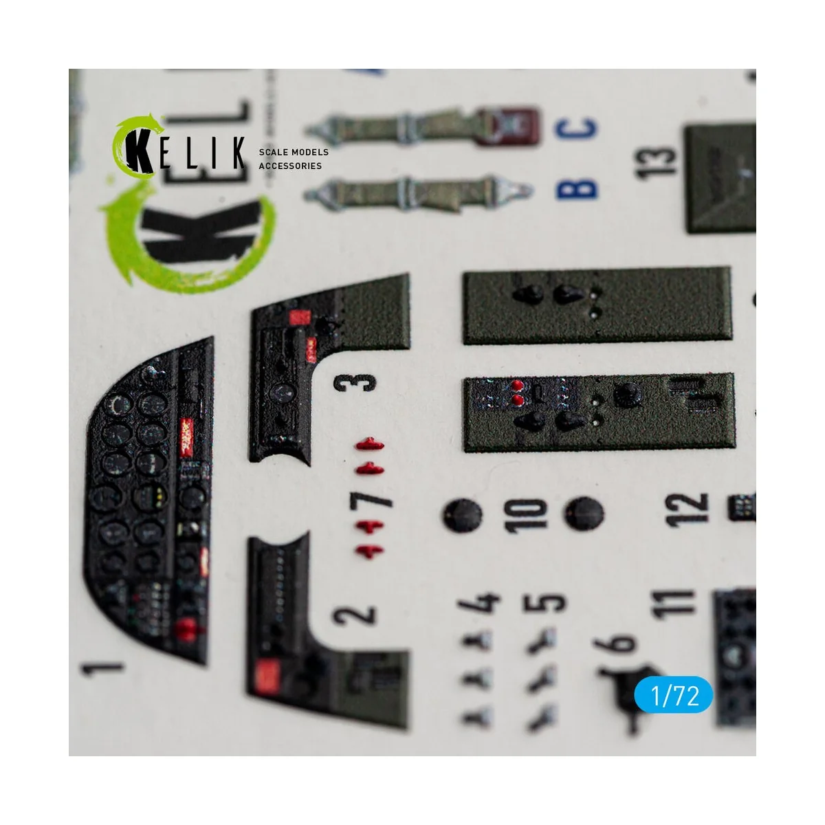 Vengeance Mk.I/Ia - interior 3D decals for Dora Wings, 1/72 - Kelik... Vengeance Mk.I/Ia - interior 3D decals for Dora Wings, 1/72 - Kelik...