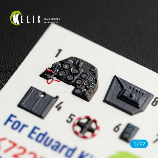S-199 - interior 3D decals for Eduard, 1/72 - Kelik K72250 S-199 - interior 3D decals for Eduard, 1/72 - Kelik K72250
