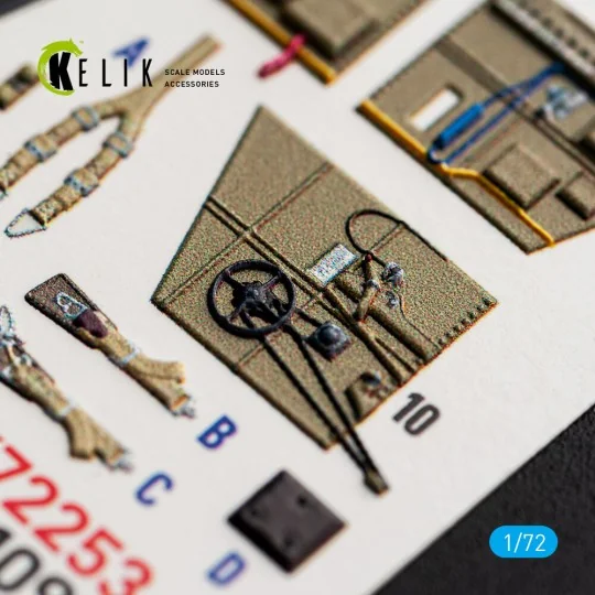 Bf-109 E - interior 3D decals for Special Hobby / Eduard, 1/72 - Ke... Bf-109 E - interior 3D decals for Special Hobby / Eduard, 1/72 - Ke...