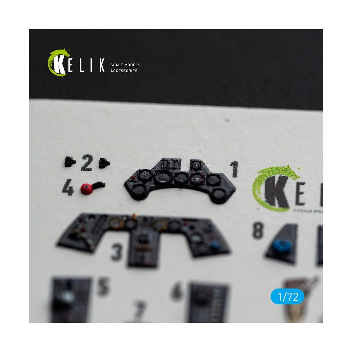 FW-190A8/R-2 - interior 3D decals for Eduard, 1/72 - Kelik K72254 FW-190A8/R-2 - interior 3D decals for Eduard, 1/72 - Kelik K72254