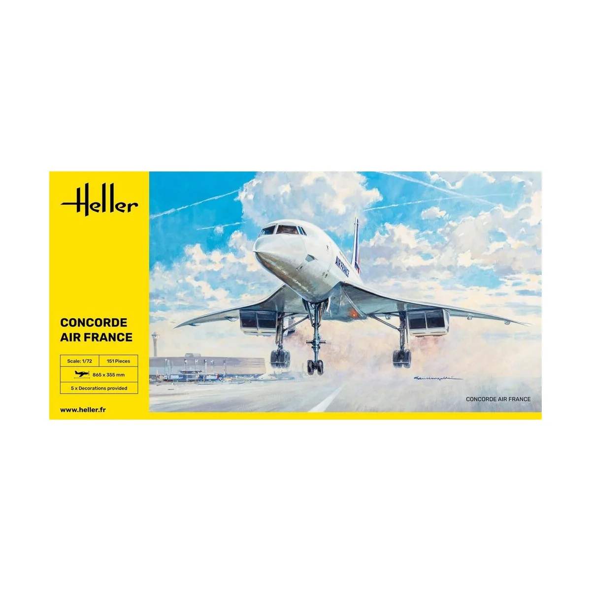 Concorde AF, 1/72 - Heller 80469 Concorde AF, 1/72 - Heller 80469