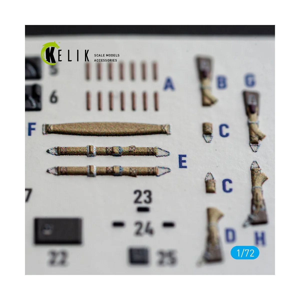 Ju-87 B/R - interior 3D decals for Airfix, 1/72 - Kelik K72259 Ju-87 B/R - interior 3D decals for Airfix, 1/72 - Kelik K72259