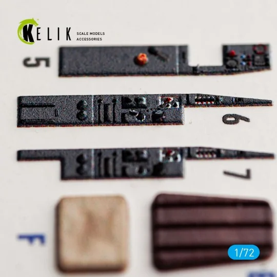 Me-262 A-1/S-92 - interior 3D decals for Arma Hobby, 1/72 - Kelik K... Me-262 A-1/S-92 - interior 3D decals for Arma Hobby, 1/72 - Kelik K...